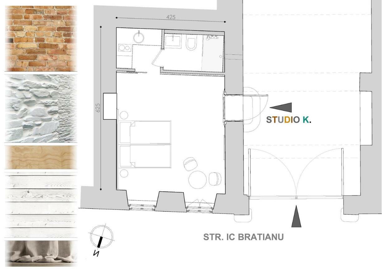 קלוז'-נאפוקה Studio K In Hitoric City Centre מראה חיצוני תמונה